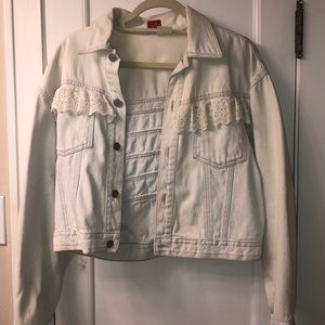 White denim jacket